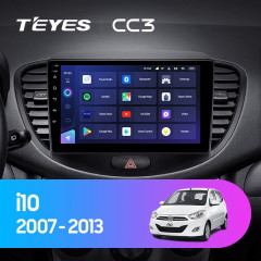 Штатная магнитола Teyes CC3 6/128 Hyundai i10 (2007-2013)