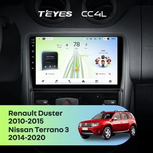 Штатная магнитола Teyes CC4L 4/64 Nissan Terrano (2014-2020)