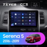 Штатная магнитола Teyes CC3 6/128 Nissan Serena 5 C27 (2016-2019) F2 Правый руль