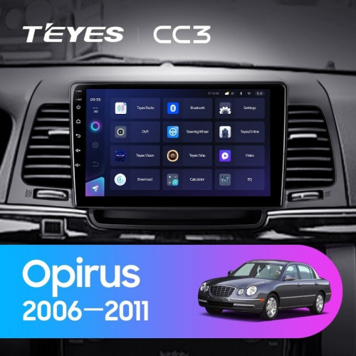 Штатная магнитола Teyes CC3 4/32 Kia Opirus GH (2006-2011)