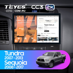 Штатная магнитола Teyes CC3 2K 6/128 Toyota Sequoia XK60 (2008-2017) (11&quot;)