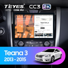 Штатная магнитола Teyes CC3 2K 6/128 Nissan Teana J33 (2013-2015) Тип-C (11")