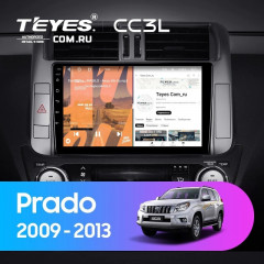 Штатная магнитола Teyes CC3L 4/32 Toyota Land Cruiser Prado 150 (2009-2013) F1 Тип-C