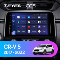 Штатная магнитола Teyes CC3 6/128 Honda CR-V 5 RT RW (2017-2022)