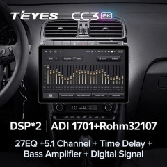 Штатная магнитола Teyes CC3 2K 4/32 Volkswagen Polo 5 (2008-2020) F1 (11")