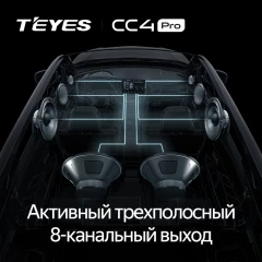 Штатная магнитола Teyes CC4 Pro 8/128 Chevrolet Cruze J300 J308 (2012-2015) F3
