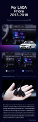 Штатная магнитола Teyes CC3 2K 6/128 Lada Priora (2013-2018) F4