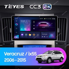 Штатная магнитола Teyes CC3 2K 4/64 Hyundai ix55 (2006-2015)