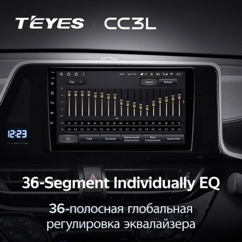 Штатная магнитола Teyes CC3L 4/64 Toyota C-HR (2016-2020) F2 Правый руль