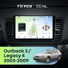 Штатная магнитола Teyes CC4L 6/64 Subaru Legacy 4 (2003-2009)