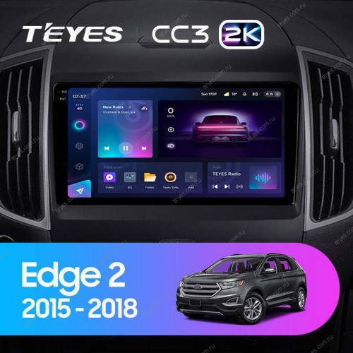 Штатная магнитола Teyes CC3 2K 4/32 Ford Edge 2 (2015-2018) F1