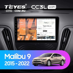 Штатная магнитола Teyes CC3L WiFi 2/32 Chevrolet Malibu 9 (2015-2023) F1
