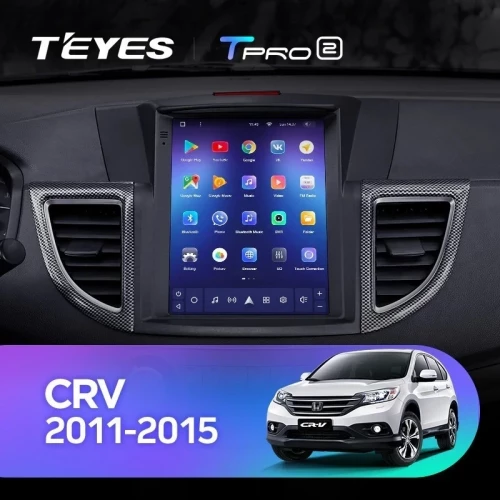 Штатная магнитола Tesla style Teyes TPRO 2 6/128 Honda CR-V 4 RM RE (2011-2015) Тип-B