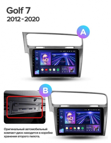 Штатная магнитола Teyes CC3L 4/32 Volkswagen Golf 7 MK7 (2012-2020) F1