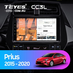 Штатная магнитола Teyes CC3L 4/64 Toyota Prius XW50 (2015-2020)