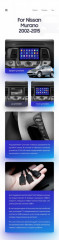 Переходная рамка Nissan Murano Z50 (2002-2015) (9")