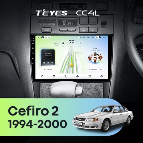 Штатная магнитола Teyes CC4L 6/64 Nissan Cefiro 2 A32 (1994-2000) F1