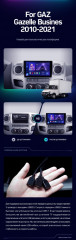 Штатная магнитола Teyes CC3 2K 6/128 для GAZ Gazelle Busines (2010-2021) F2