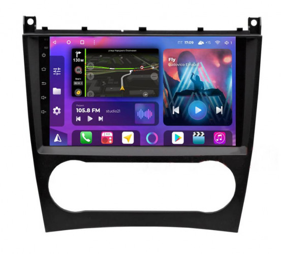 Штатная магнитола FarCar HL1262M Mercedes-Benz С-class 2004-2008