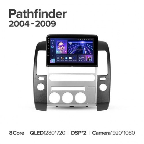 Штатная магнитола Teyes CC3 4/64 Nissan Pathfinder R51 (2004-2009) F2