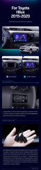 Штатная магнитола Teyes CC3 2K 6/128 Toyota Hilux Pick Up (2015-2020)