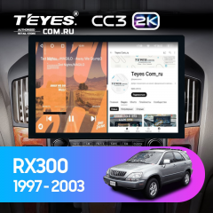 Штатная магнитола Teyes CC3 2K 360 6/128 Lexus RX300 XU10 (1997-2003) F1 (13")