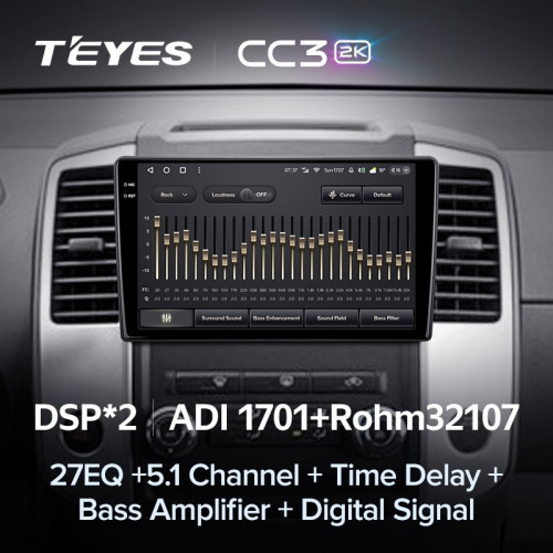 Штатная магнитола Teyes CC3 2K 360 6/128 Nissan Frontier (2009-2012)
