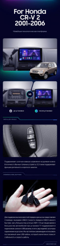 Штатная магнитола Teyes CC3 6/128 Honda CR-V 2 (2001-2006)