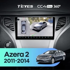 Штатная магнитола Teyes CC4 Pro 360 12/256 Hyundai Azera 2 (2011-2014) F1