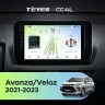 Штатная магнитола Teyes CC4L 6/64 Toyota Avanza Veloz (2021-2023)