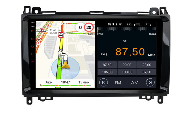 Штатная магнитола Parafar PF068LTX Mercedes-Benz A-class