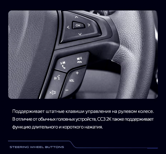 Штатная магнитола Teyes CC3 2K 4/64 Ford Edge 2 (2015-2018) F1