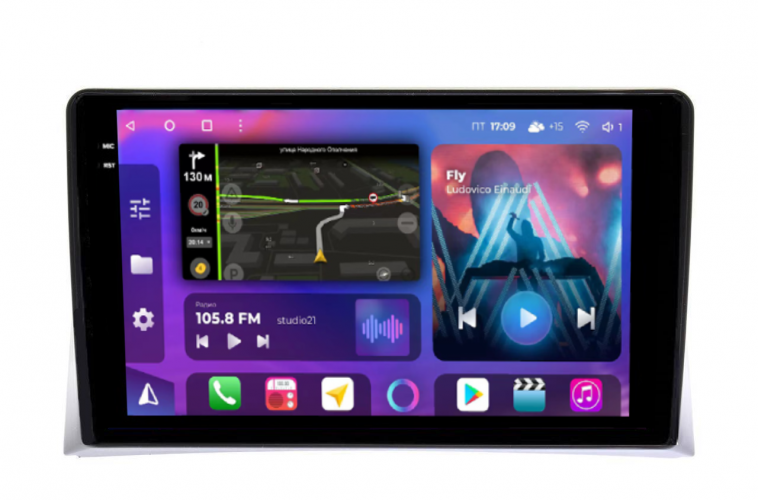 Штатная магнитола FarCar XXL042-MM Volkswagen Multivan 2009-2015