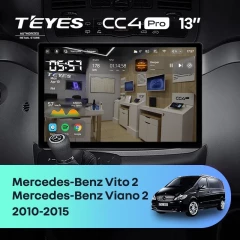 Штатная магнитола Teyes CC4 Pro 12/256 Mercedes-Benz Vito W639 (2010-2015) (13")