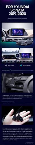 Штатная магнитола Teyes CC3L 4/32 Hyundai Sonata DN8 (2019-2020) Тип-A