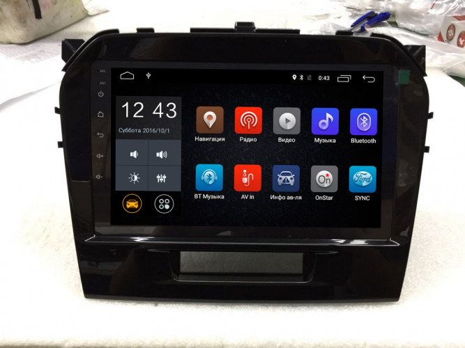 Штатная магнитола Carmedia NM-095-MTK Suzuki Vitara 2015+