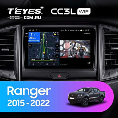 Штатная магнитола Teyes CC3L WiFi 2/32 Ford Ranger P703 (2015-2022) Тип-А