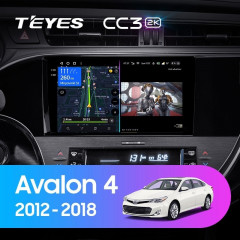 Штатная магнитола Teyes CC3 2K 4/32 Toyota Avalon IV XX40 (2012-2018)