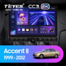 Штатная магнитола Teyes CC3 2K 6/128 Hyundai Accent II LC2 (1999-2012) F1 (13" с кнопками)