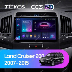 Штатная магнитола Teyes CC3 2K 6/128 Toyota Land Cruiser 200 (2007-2015) F1