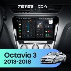 Штатная магнитола Teyes CC4 8/128 Skoda Octavia 3 A7 (2013-2018) Тип-B