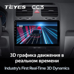 Штатная магнитола Teyes CC3 6/128 Volkswagen Jetta 5 (2005-2010) F1