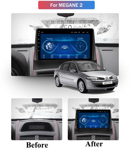 Штатная магнитола Carmedia OL-9996-Q Renault Megane II 2004-2009
