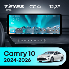 Штатная магнитола Teyes CC4 12.3" 6/64 Toyota Camry 10 XV80 (2024-2026)