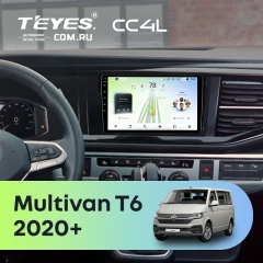 Штатная магнитола Teyes CC4L 6/64 Volkswagen Multivan (T6) 2020+