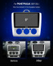 Штатная магнитола Carmedia OL-9201-A-F Ford Focus II 2004-2011 с климат-контролем