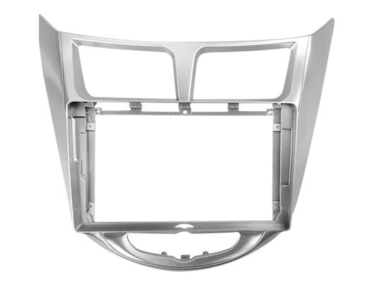 Переходная рамка Hyundai Solaris 1 (2010-2016) (серая) F1 (9")