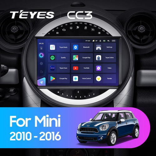 Штатная магнитола Teyes CC3 6/128 Mini Cooper (2010-2016) F2