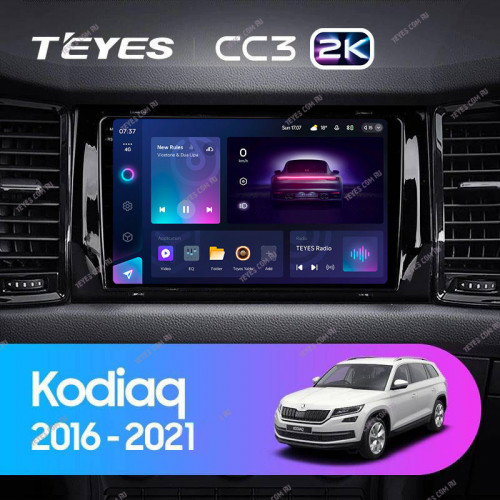 Штатная магнитола Teyes CC3 2K 6/128 Skoda Karoq (2017-2021) Тип-A