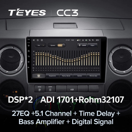 Штатная магнитола Teyes CC3 6/128 GAZ Gazelle Next (2013-2021) F3
